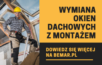 Wymiana okien dachowych z montażem